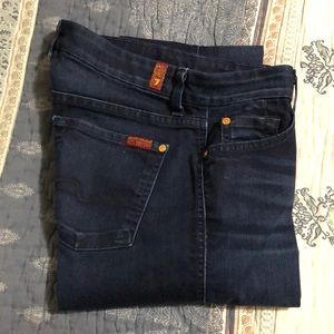 •7 for all Mankind•  Straight Leg Jeans